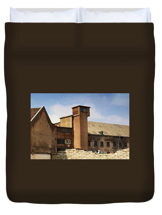 Old Duvet Cover featuring the photograph Old factory by Nick Biemans
