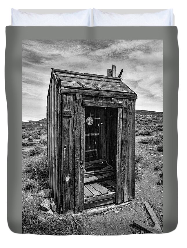 Ghost Town Outhouse Duvet Covers