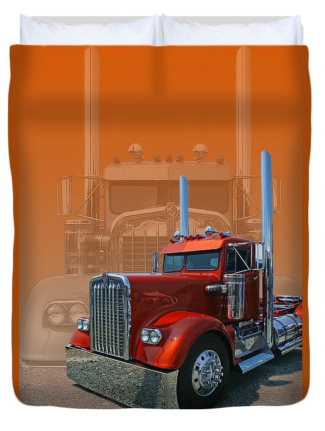 Trucks Duvet Cover featuring the photograph Oldie But Goodie by Randy Harris