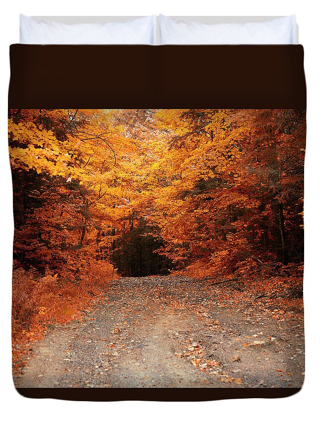 Outdoors Duvet Cover featuring the photograph On The Way To Muskoka, Ontario, Canada by Roland Shainidze Photogaphy