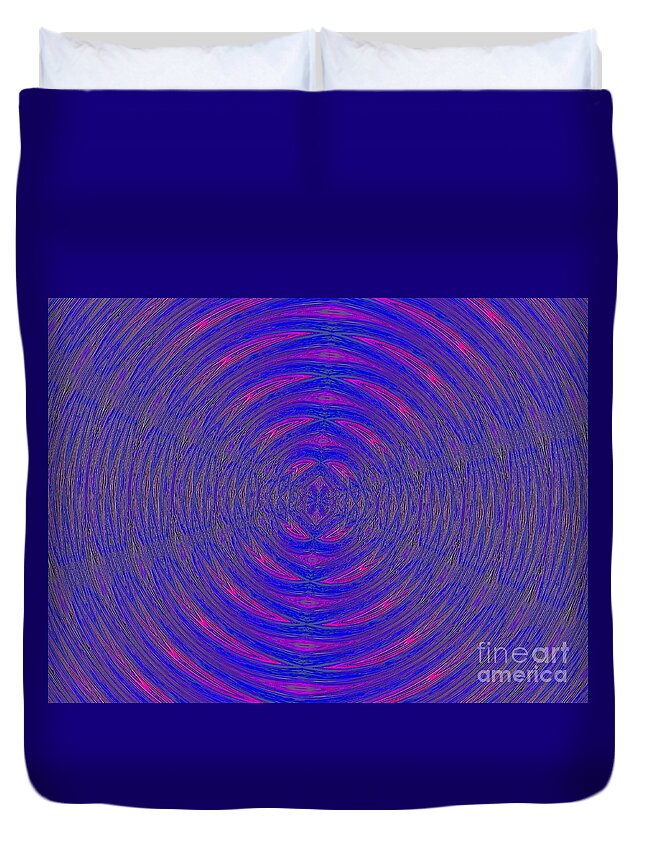 Abstract Duvet Cover featuring the photograph Opposing Forces by Robyn King