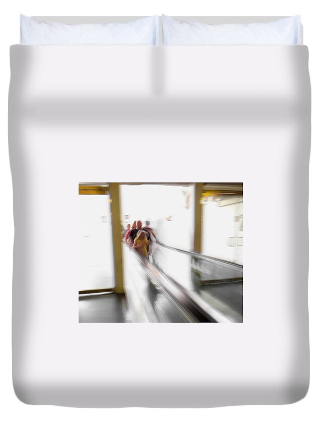 Impressionist Duvet Cover featuring the photograph Out of Thin Air by Alex Lapidus