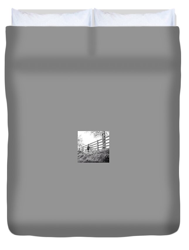 Beautiful Duvet Cover featuring the photograph Outdoor Fun by Aleck Cartwright