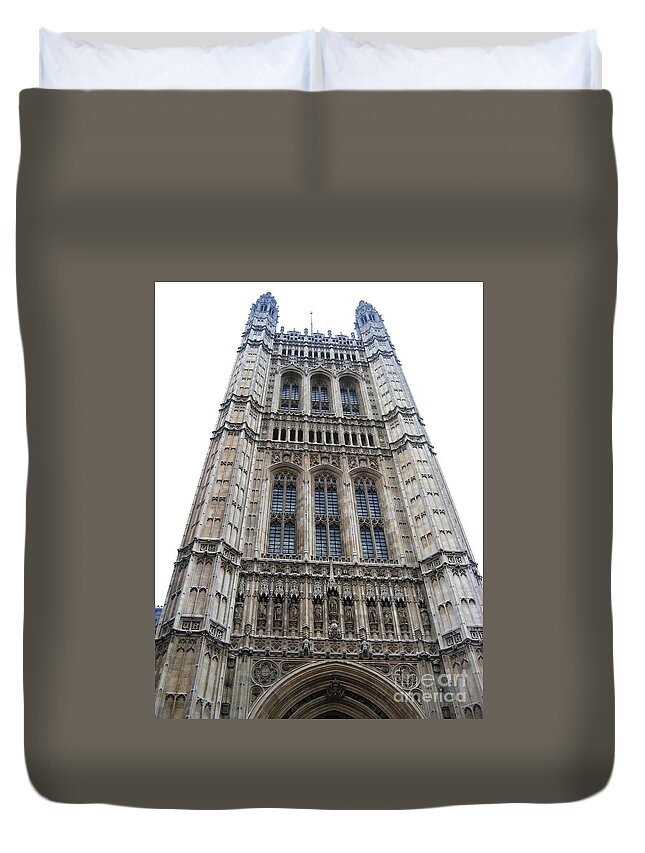 Palace Of Westminster Duvet Cover featuring the photograph Palace of Westminster by Denise Railey