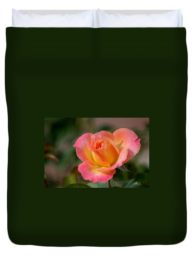Rose Duvet Cover featuring the photograph Paradise Found by Living Color Photography Lorraine Lynch