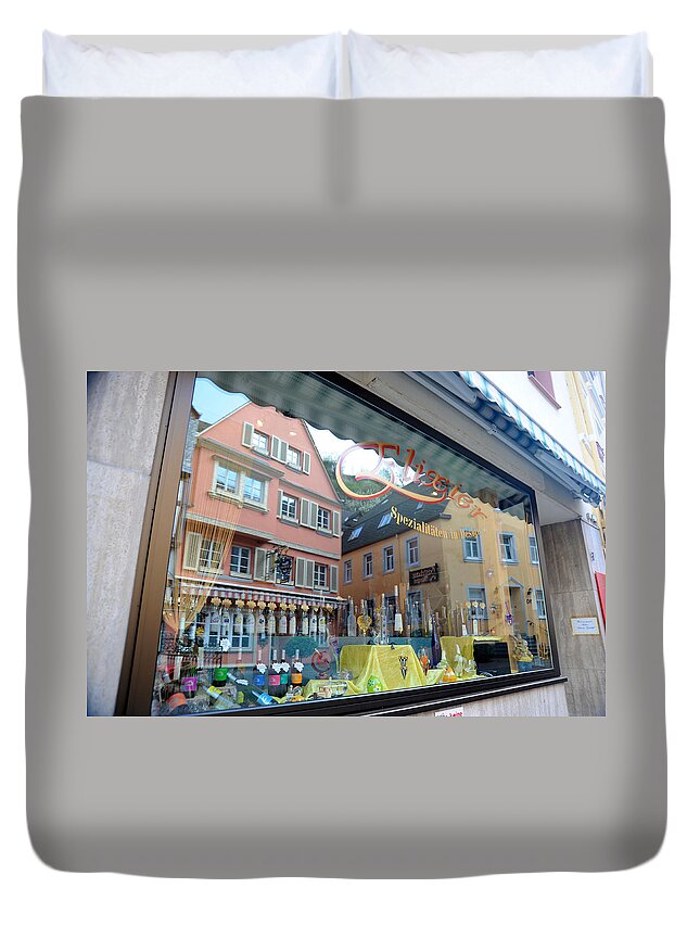 Bernkastel Duvet Cover featuring the photograph Past and Present by Richard Gehlbach