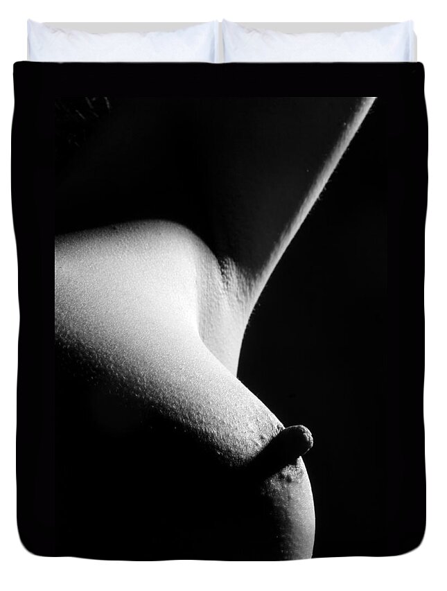 Nude Duvet Cover featuring the photograph Perfection by Joe Kozlowski