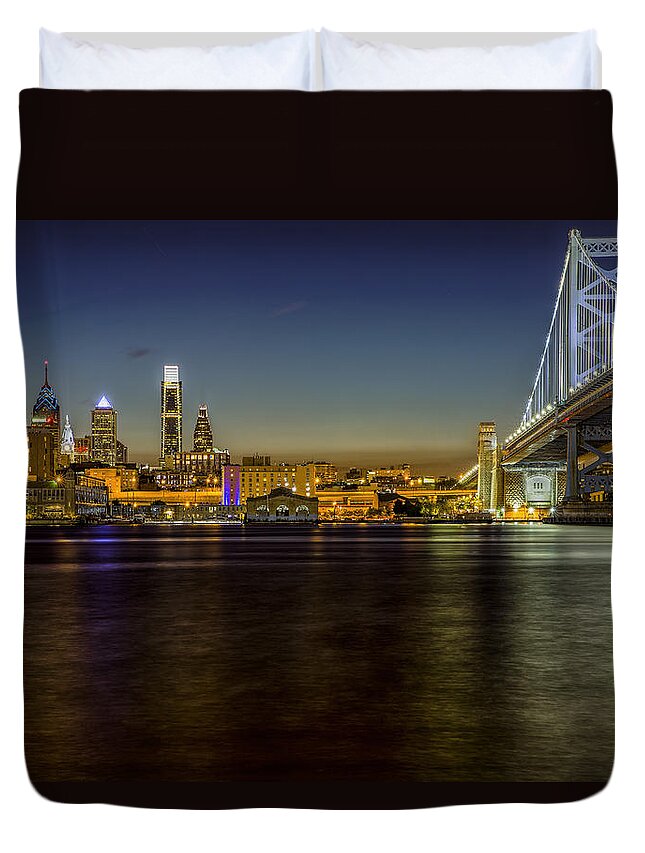 Philadelphia Duvet Cover featuring the photograph Philadelphia by Rob Dietrich