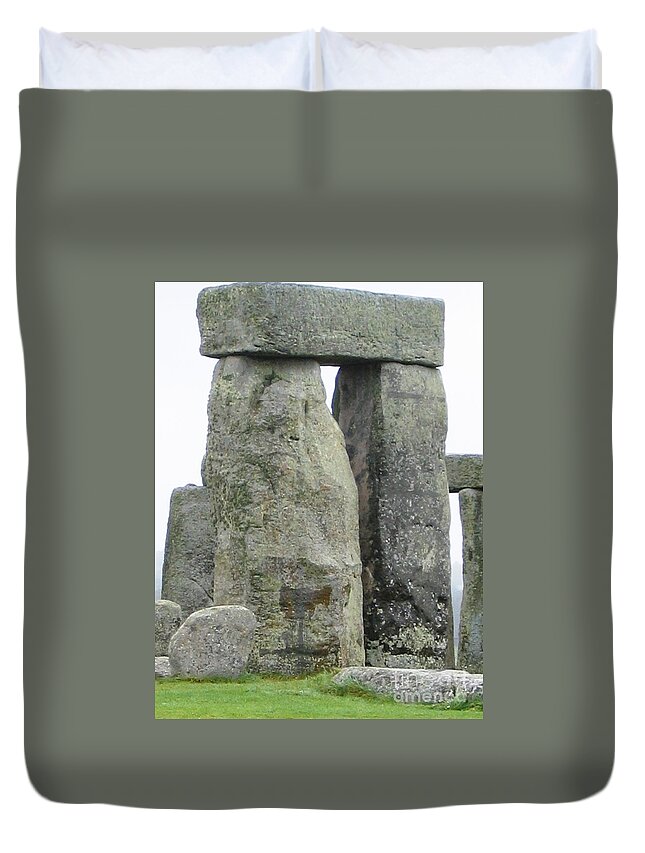 Stonehenge Duvet Cover featuring the photograph Pi by Denise Railey