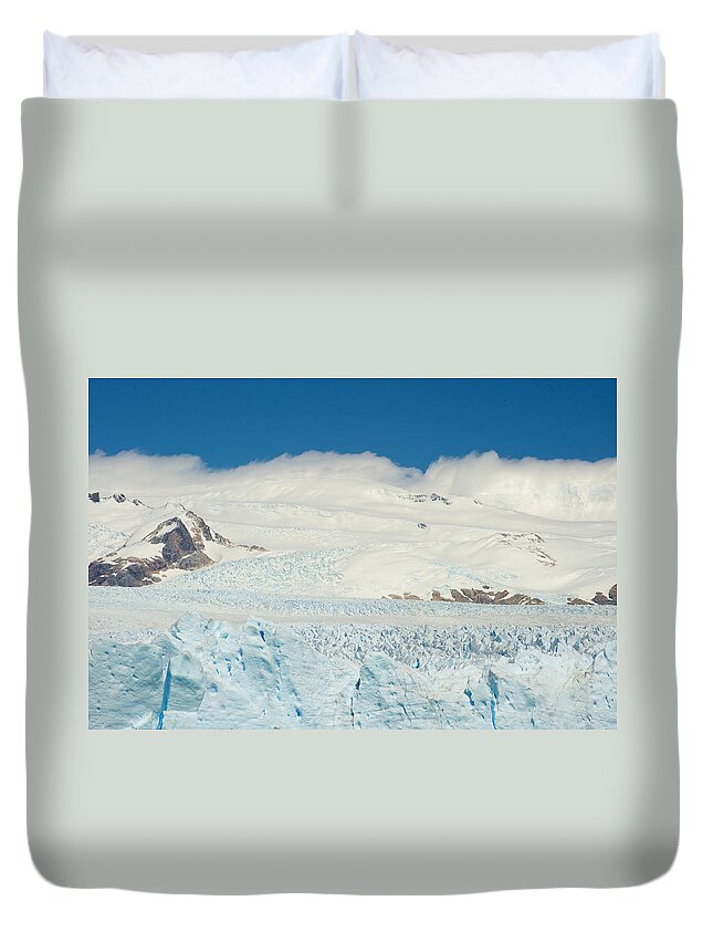 Photograph Duvet Cover featuring the photograph Pietro Moreno Argentina by Richard Gehlbach