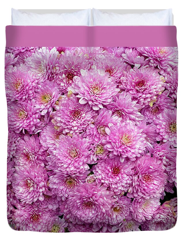 Pink Duvet Cover featuring the photograph Pinked Out by Dee Flouton