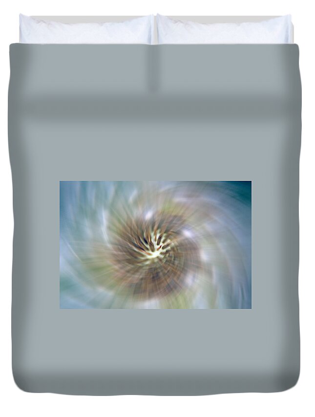Pinwheel Duvet Cover featuring the photograph Pinwheel by Peggy Collins