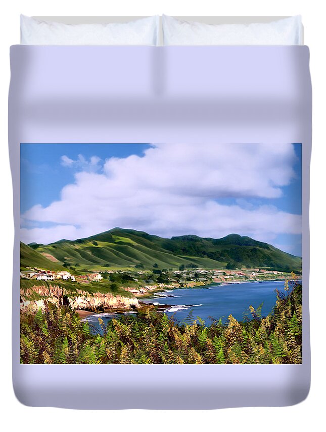 Cove Duvet Cover featuring the photograph Pirates Cove by Kurt Van Wagner