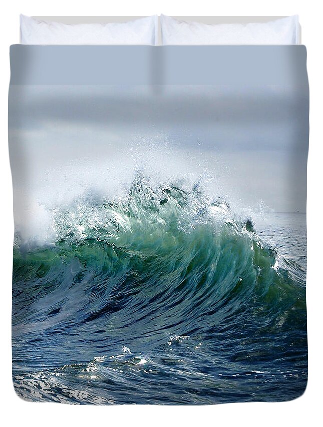 L.a. Harbor Duvet Cover featuring the photograph P O P by Joe Schofield