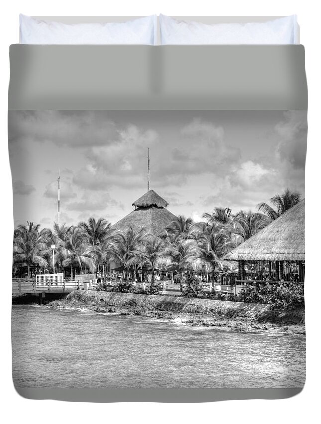 Mexico Duvet Cover featuring the photograph Port of Call by Bill Hamilton