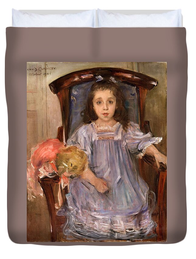 Lovis Corinth Duvet Cover featuring the painting Portrait of Sophie Cassirer by Lovis Corinth