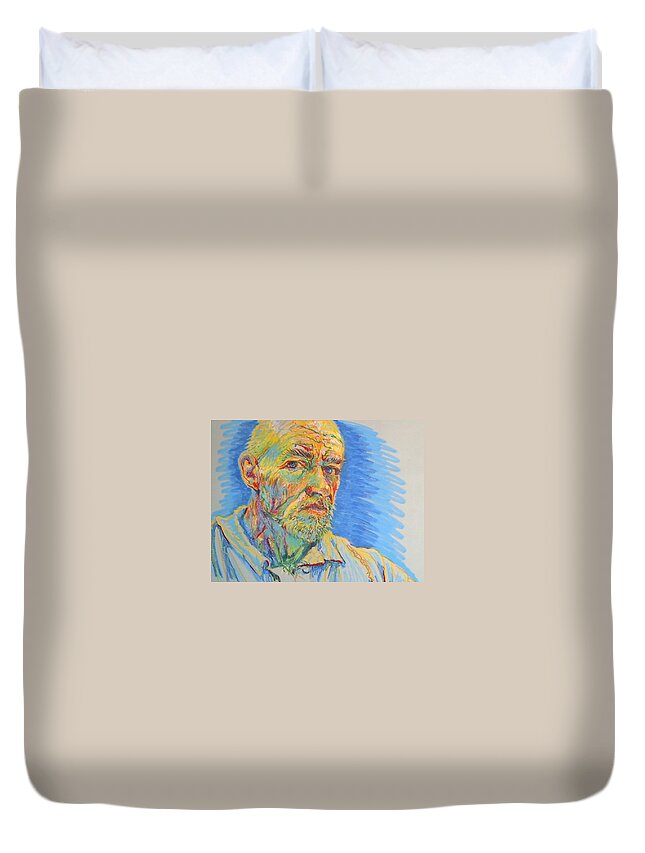 Van Gogh Duvet Cover featuring the painting Portrait of the Artist by Jackson Ordean