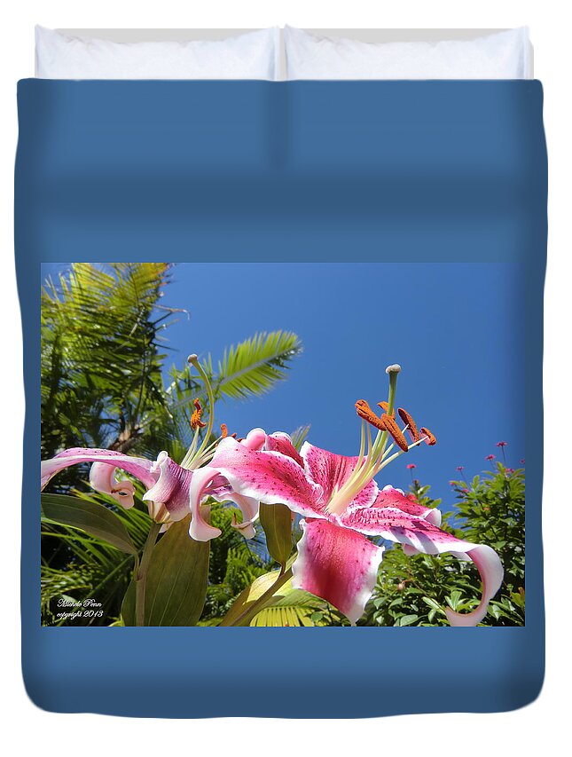 Flower Photograph Duvet Cover featuring the photograph Possibilities by Michele Penn