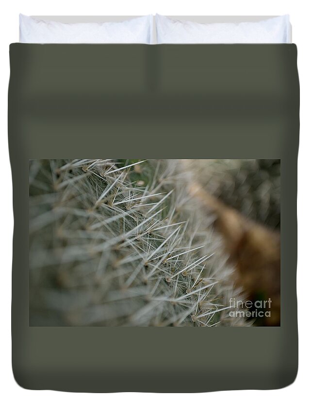 Plant Duvet Cover featuring the photograph Prickly Pear by Scott Lyons
