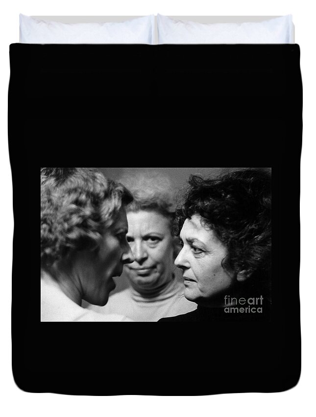 Therapy Duvet Cover featuring the photograph Primal Therapy by Hella Hammid