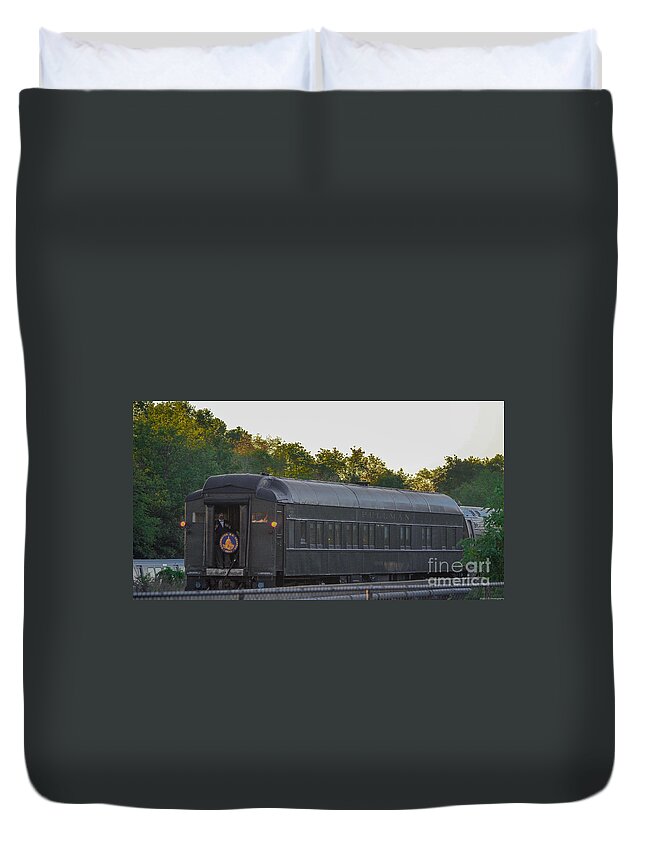 Car Duvet Cover featuring the photograph Pullman Dover Harbor Passenger by Jeff at JSJ Photography