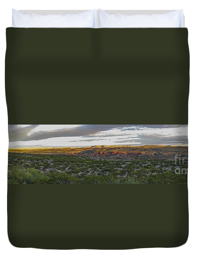 New Mexico Duvet Cover featuring the photograph Quebradas Back conutry by Steven Ralser