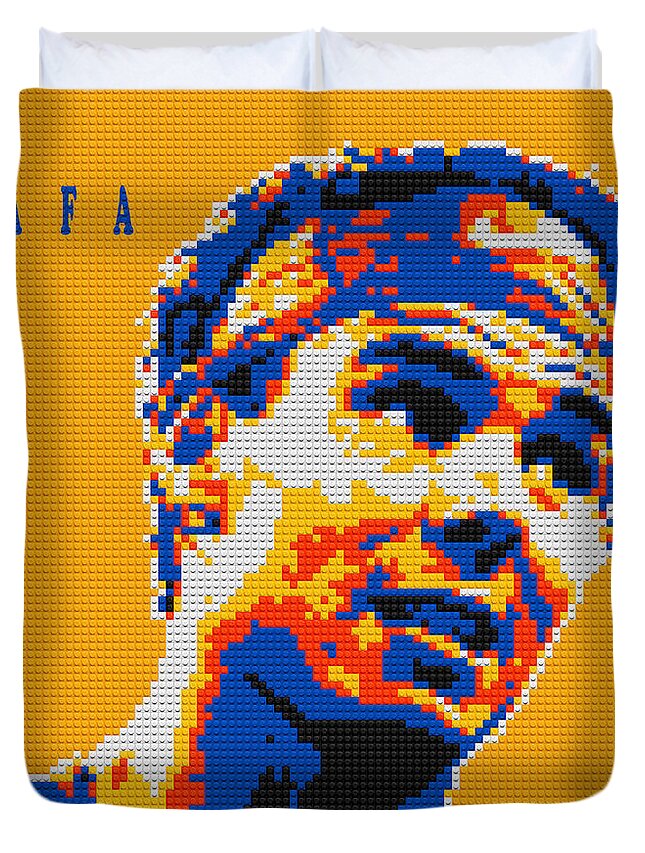 Rafael Nadal Lego Digital Painting Duvet Cover For Sale By