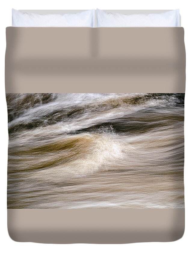 Rapids Duvet Cover featuring the photograph Rapids by Marty Saccone