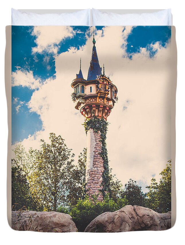 Rapunzel S Tower Duvet Cover For Sale By Sara Frank