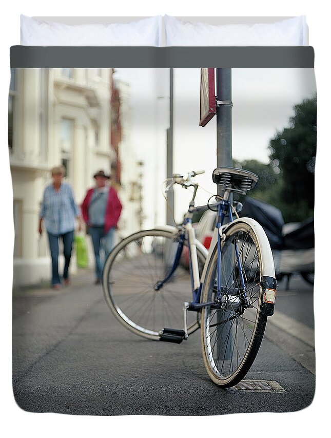 Built Structure Duvet Cover featuring the photograph Rear Wheel by Image By [photom]