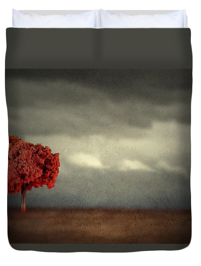 Thunder Duvet Cover featuring the photograph Red Carpet Thunder by Mark Ross