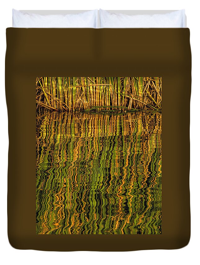 Kansas Duvet Cover featuring the photograph Reflections by Rob Graham