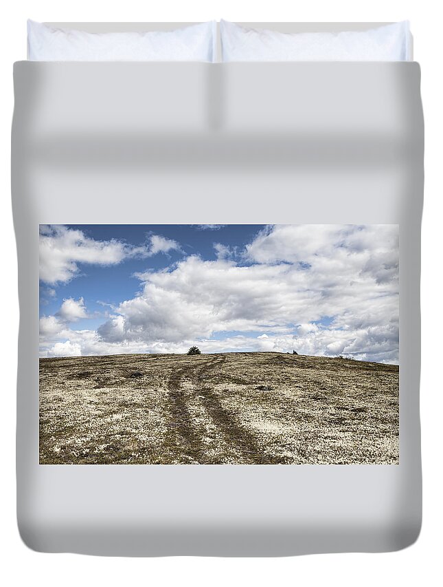 Canada Duvet Cover featuring the photograph Road to Nowhere by Michele Cornelius
