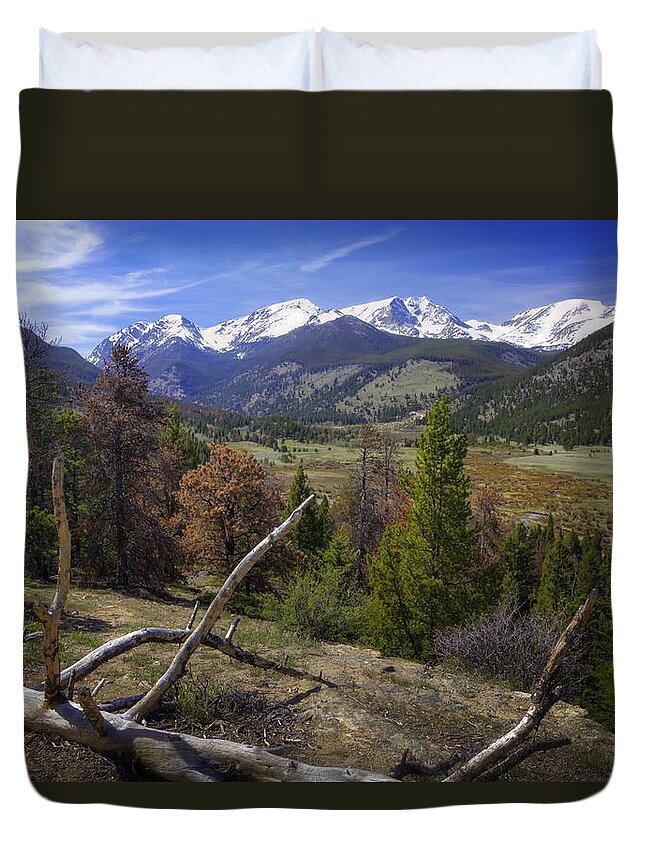 Rocky Mountain National Park Duvet Cover featuring the photograph Rocky Mountain National Park by Joan Carroll