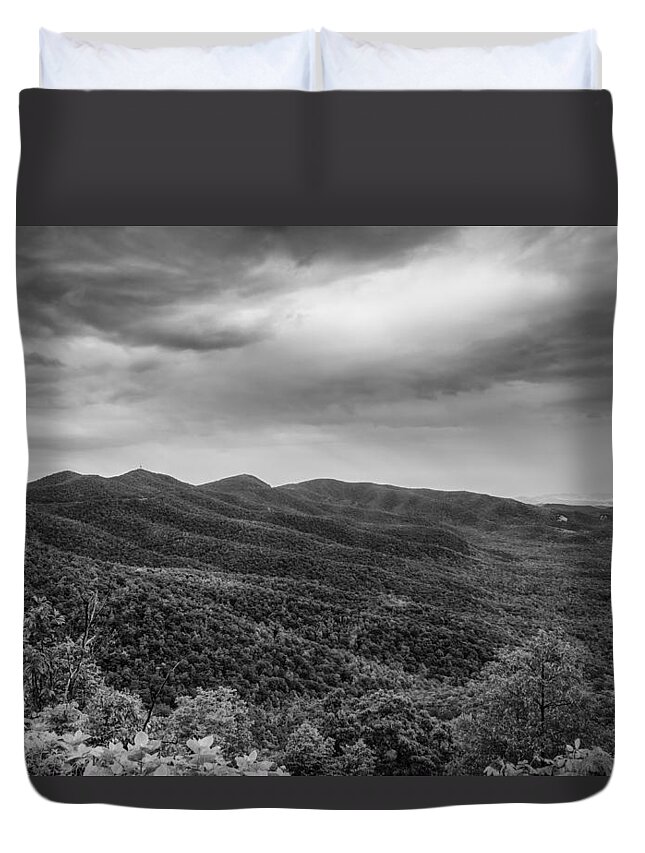 Hills Duvet Cover featuring the photograph Rolling Hills of North Carolina by Carolyn Marshall
