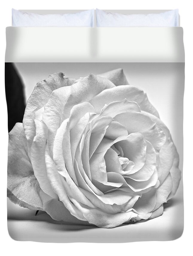 Rose Duvet Cover featuring the photograph Rose 1 by Scott Carruthers