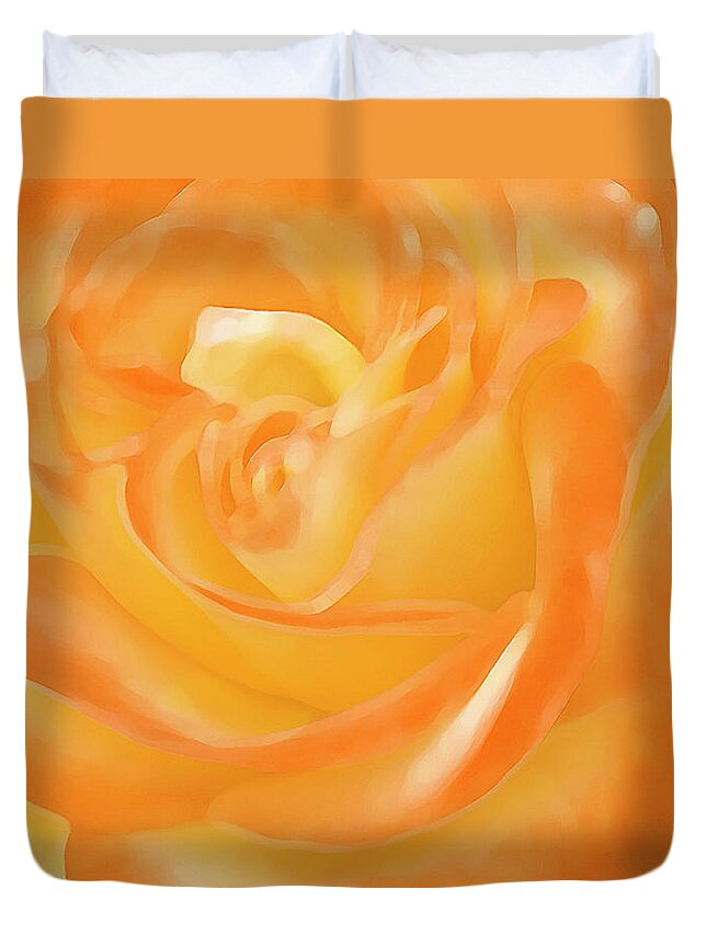 Rose Duvet Cover featuring the photograph Rose by Ben and Raisa Gertsberg