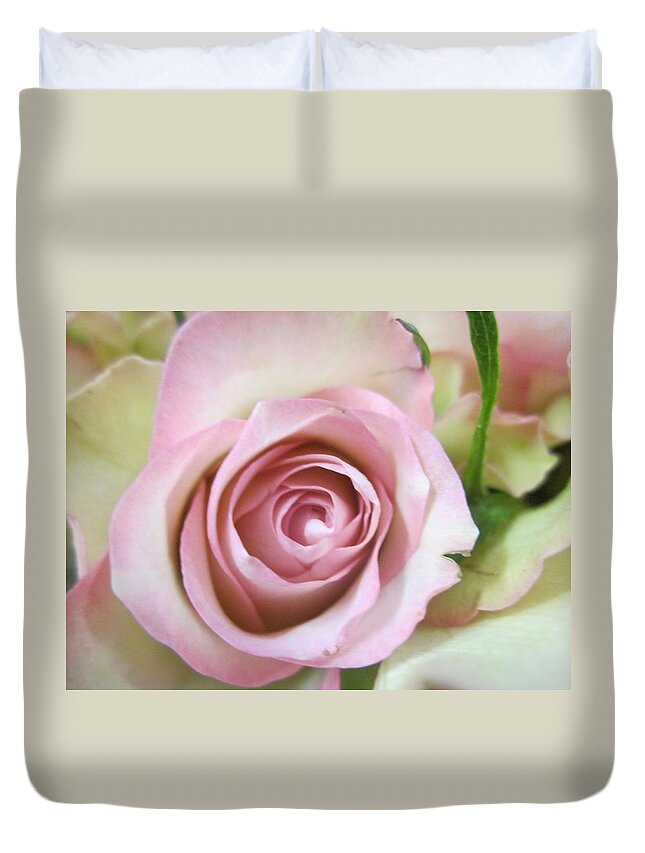 Flowerromance Duvet Cover featuring the photograph Rose dream by Rosita Larsson