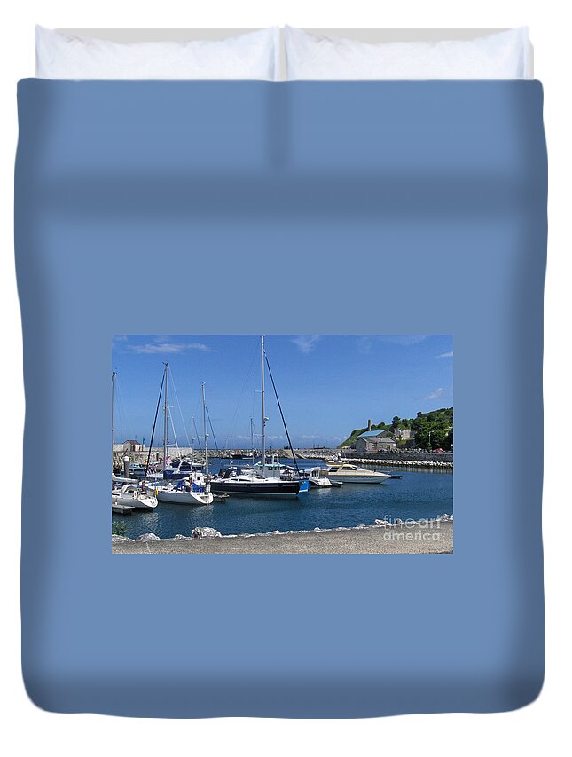 Ireland Duvet Cover featuring the photograph Sail Away by Brenda Brown