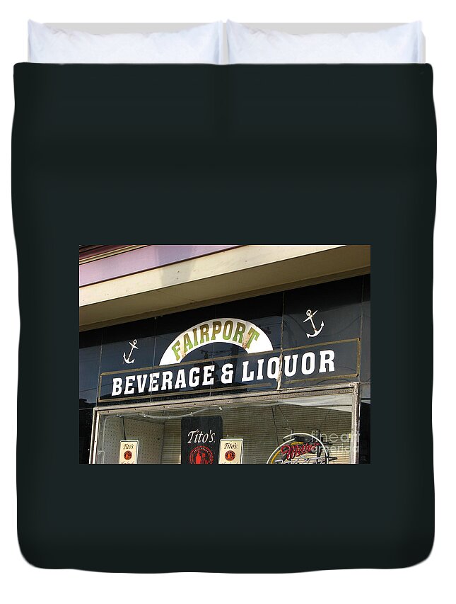 Beer Duvet Cover featuring the photograph Sailors Store by Michael Krek