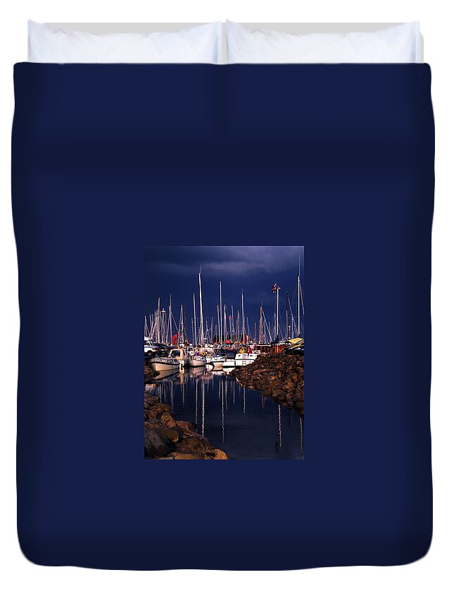 Colette Duvet Cover featuring the photograph Samsoe island Denmark by Colette V Hera Guggenheim