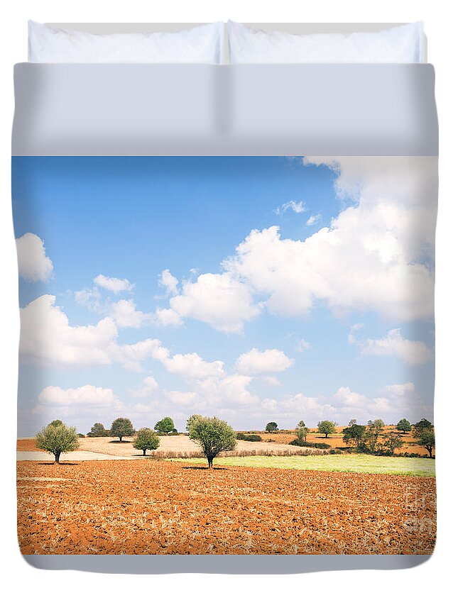 Scenic Duvet Cover featuring the photograph Scenic landscape - Shan state - Myanmar by Matteo Colombo