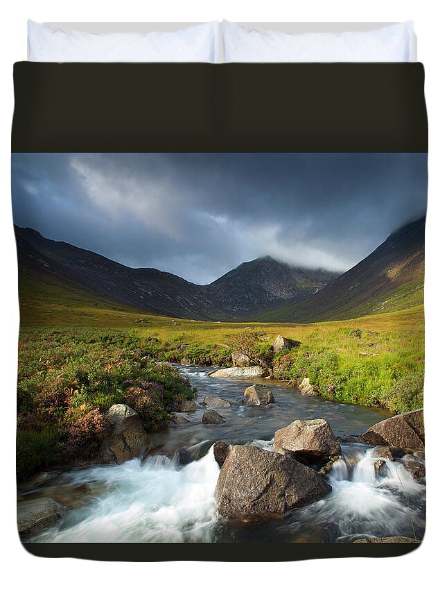 Scenics Duvet Cover featuring the photograph Scotland, North Ayrshire, Isle Of Arran by Jason Friend Photography Ltd
