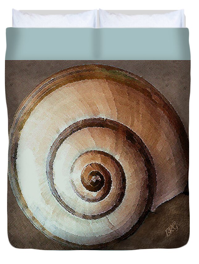 Seashell Duvet Cover featuring the photograph Seashells Spectacular No 34 by Ben and Raisa Gertsberg