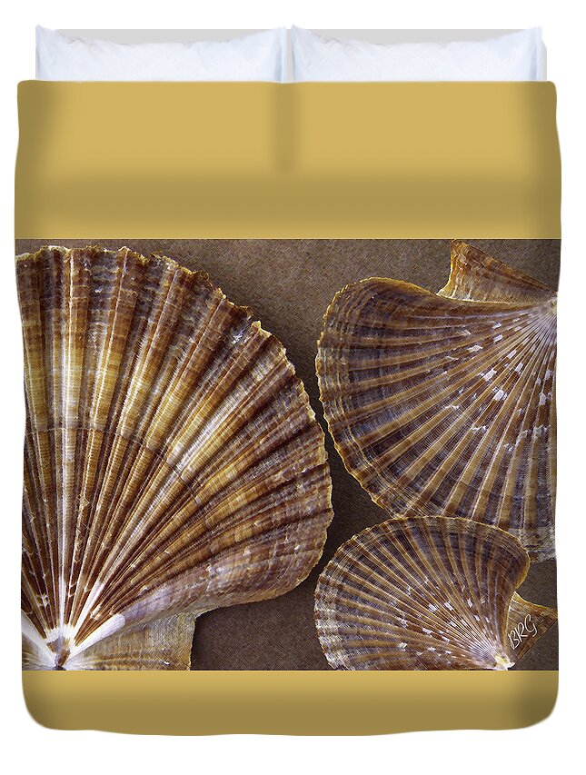 Seashell Duvet Cover featuring the photograph Seashells Spectacular No 7 by Ben and Raisa Gertsberg