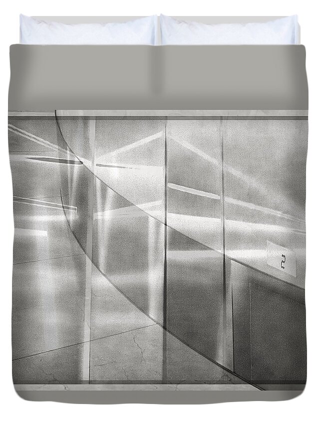 Musical Instrument Museum Duvet Cover featuring the digital art Second Floor Transitions by Georgianne Giese