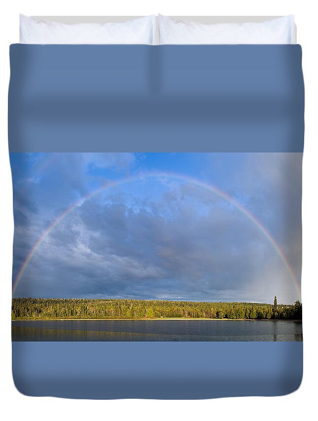 Panorama Duvet Cover featuring the photograph Serendipity by Doug Gibbons