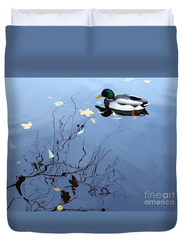 Duvet Cover featuring the photograph Serene by Nili Tochner
