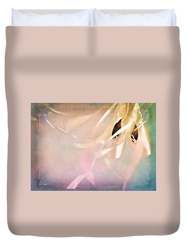 Shabby Chic Duvet Cover featuring the photograph Shabby Chic Ballet I by Theresa Tahara