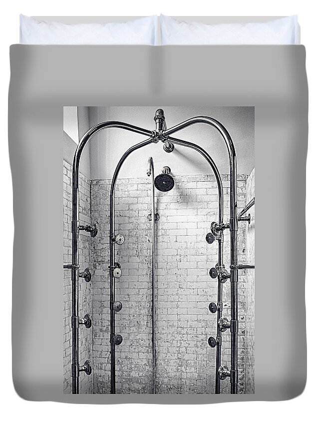 Shower Duvet Cover featuring the photograph Showerfall by Daniel George